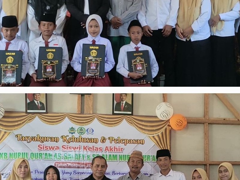 Tasyakuran Kelulusan dan Pelepasan Siswa-Siswi Kelas Akhir di SD Alam Nurul Qur'an