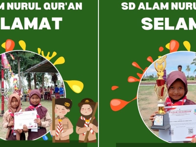 Keikutsertaan SD Alam Nurul Qur’an dalam Lomba Pesta Siaga Kecamatan Arjasa di Tahun 2025